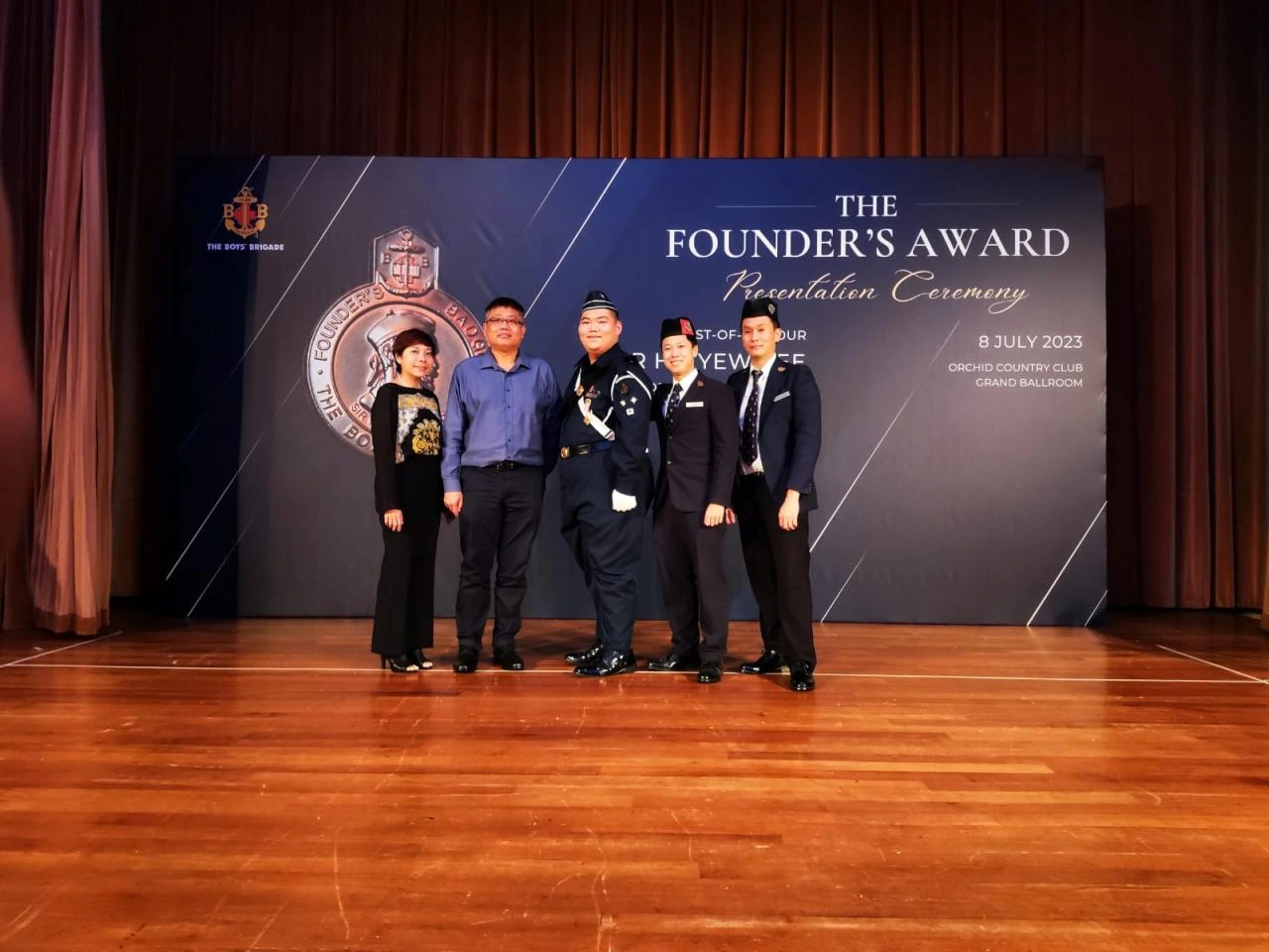 Group photograph from the Founder’s Award presentation ceremony.